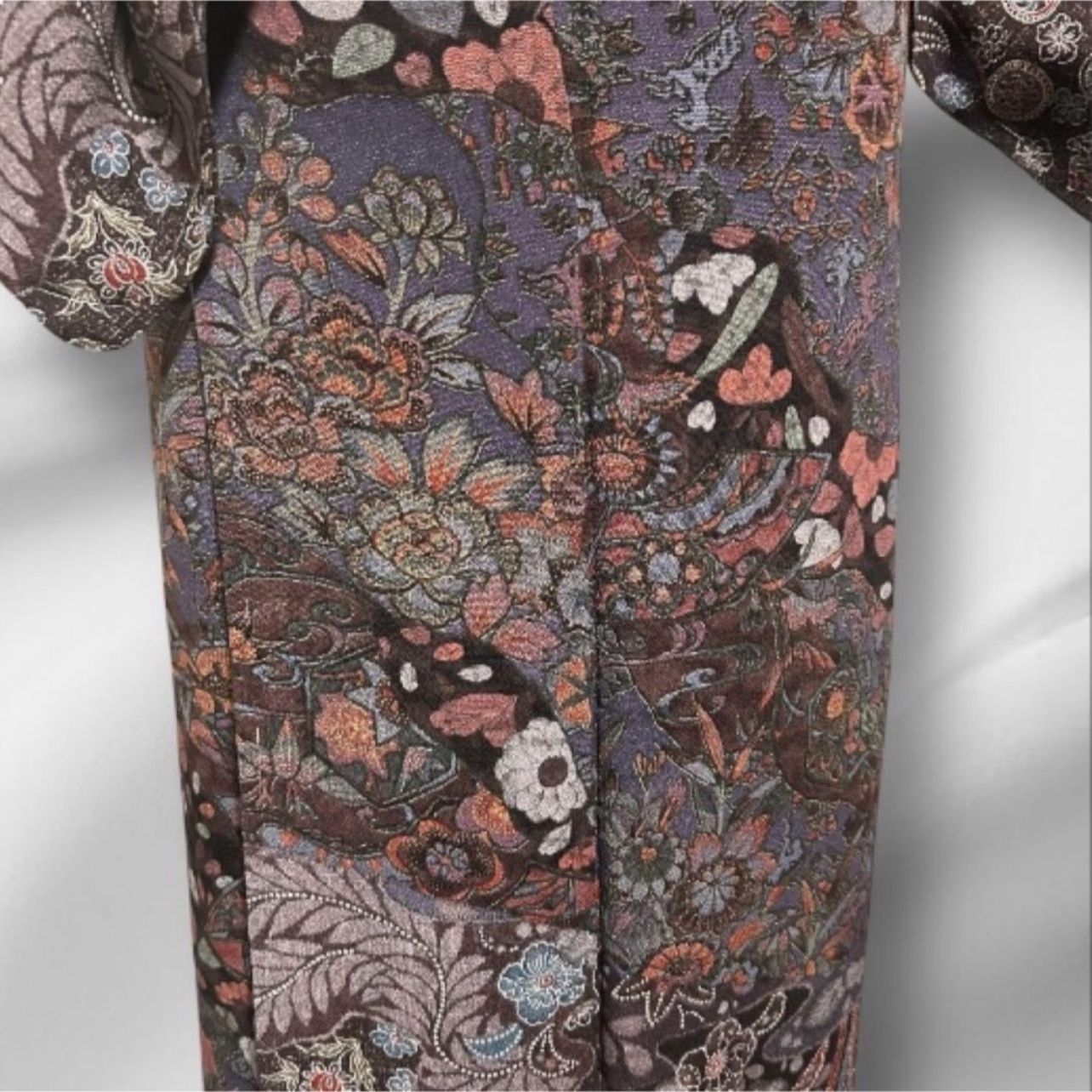 新品 美品 袷 正絹 縮緬 辻が花 小紋 フルセット 西陣名古屋帯 - メルカリ