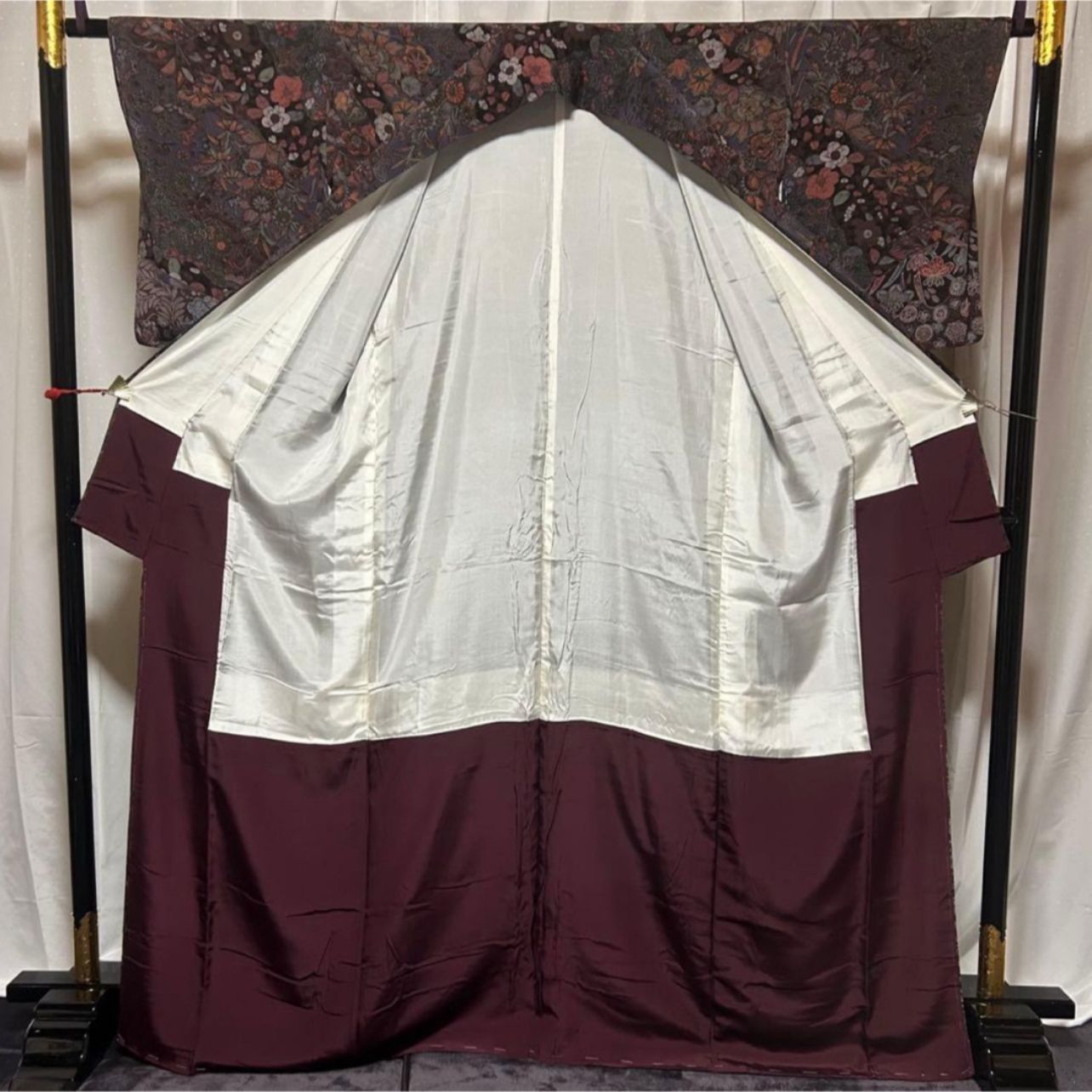 新品 美品 袷 正絹 縮緬 辻が花 小紋 フルセット 西陣名古屋帯 - メルカリ