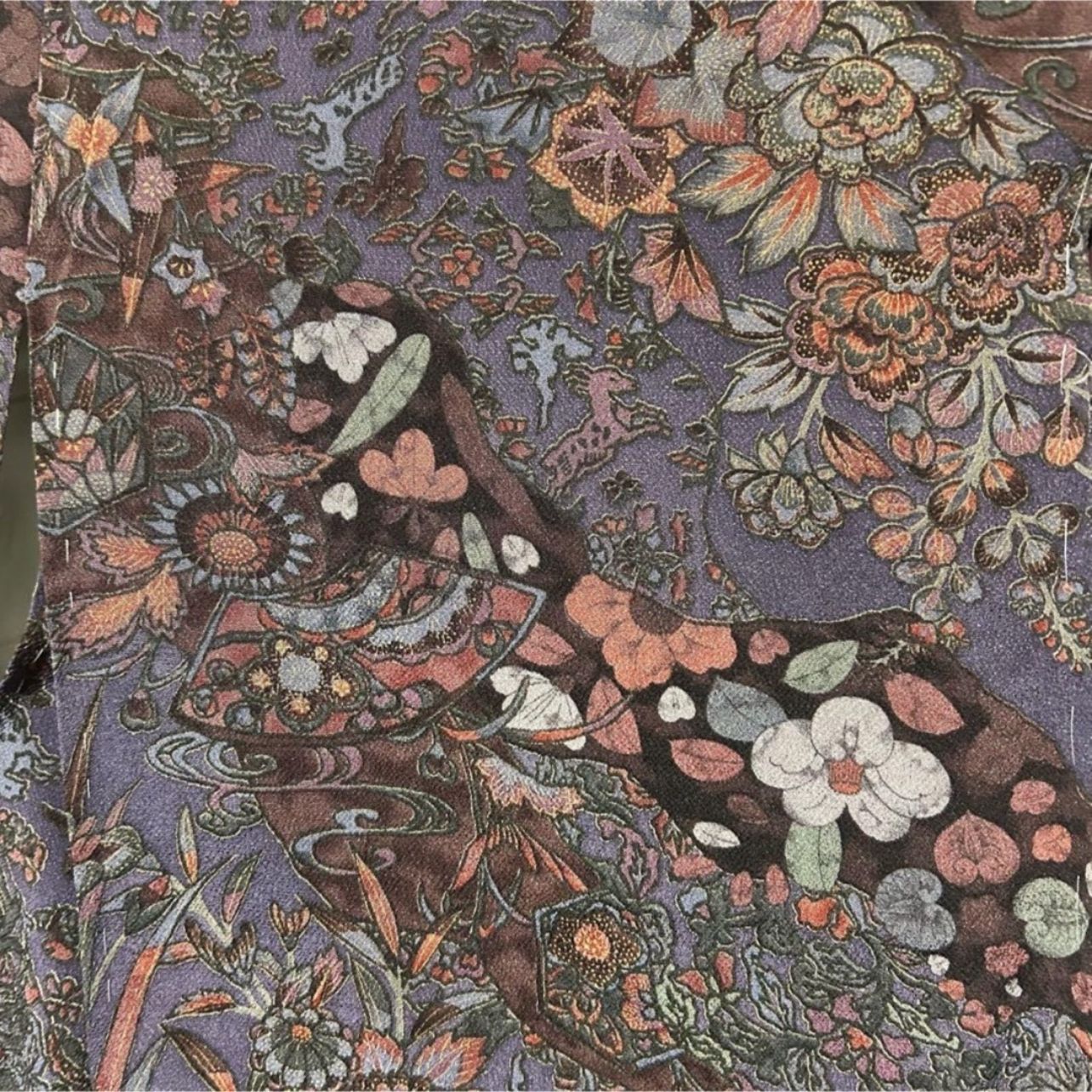 新品 美品 袷 正絹 縮緬 辻が花 小紋 フルセット 西陣名古屋帯 - メルカリ