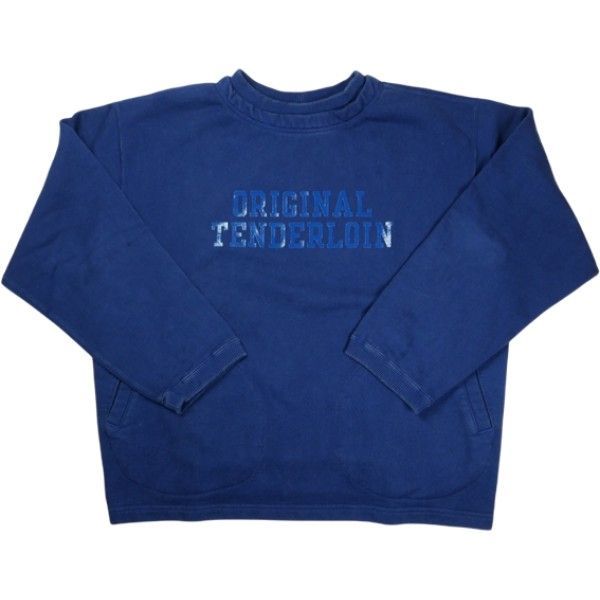 Size【L】 TENDERLOIN テンダーロイン CREW NECK SWEAT NAVY