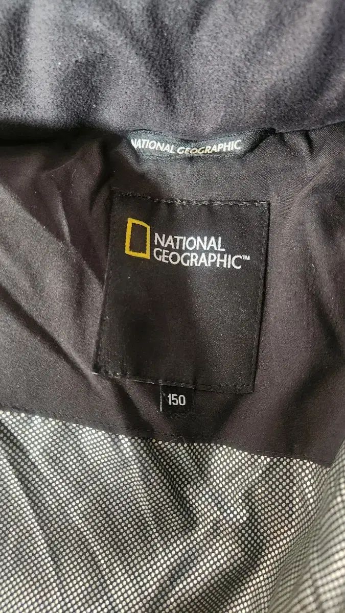 ナショナルジオグラフィック ブラック ロングダウンジャケット 冬 アウター キッズ