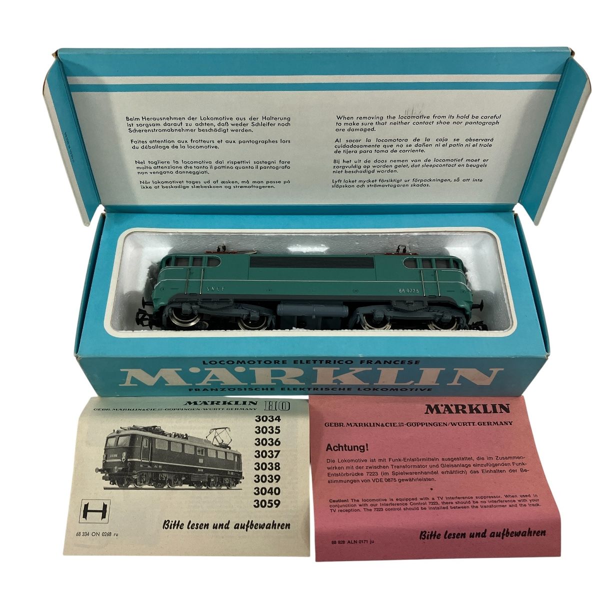 Marklin メルクリン 3038 フランス国鉄 SNCF BB9200 電気機関車 BB9223