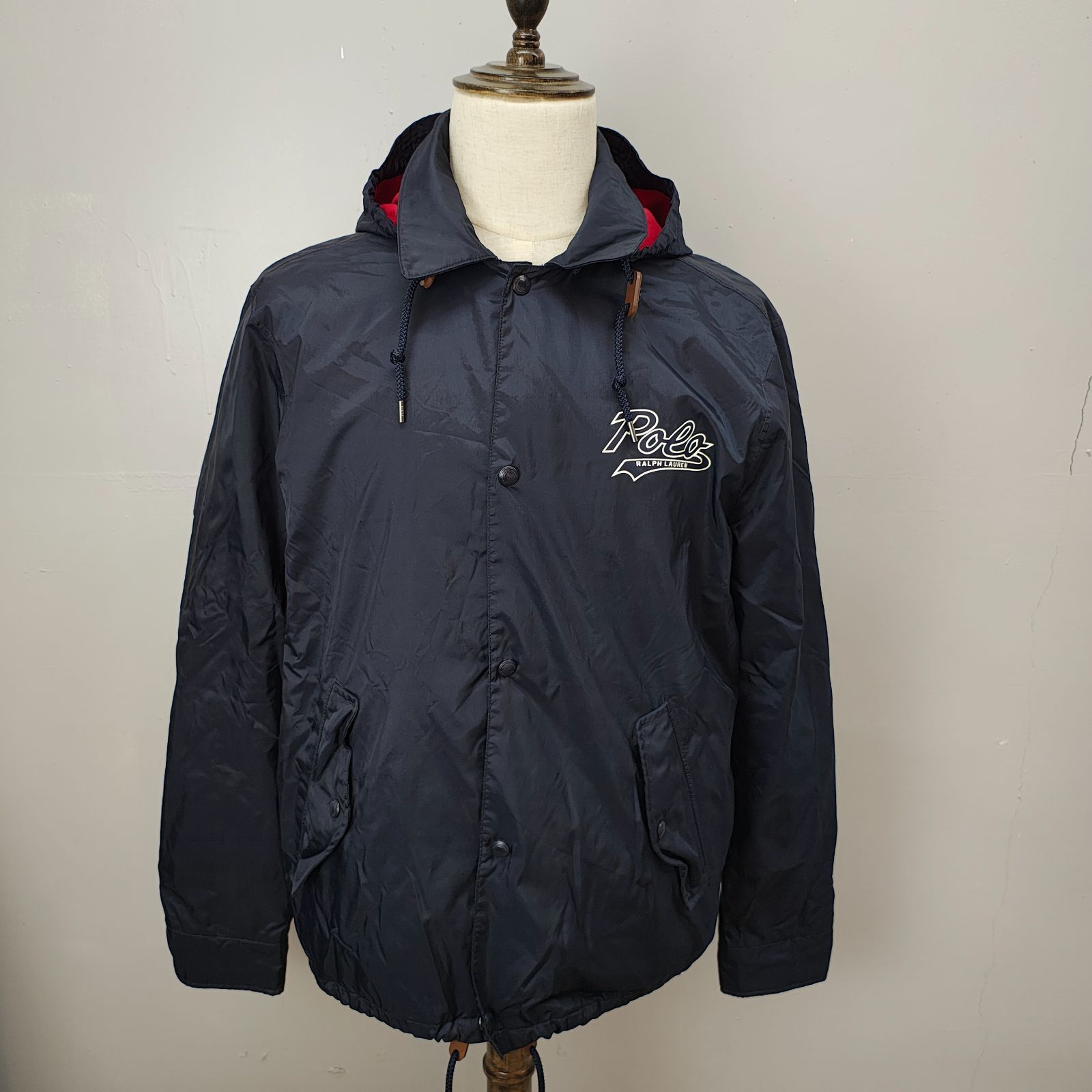 Ralph Laurenナイロンジャケット ドローコード付 Ralph Lauren コーチジャケット Mサイズ ナイロンジャケット ラルフ