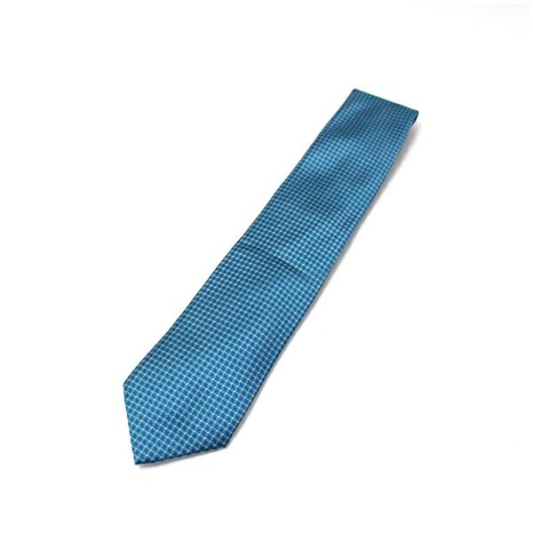 【新品未使用】ブリオーニ　ネクタイ　パターン　シルク ブリオーニ シルク ネクタイ 格子柄 中古 Aランク Brioni メンズ