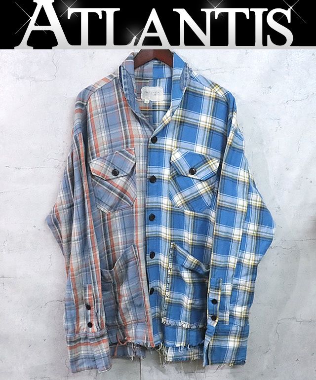 広尾店】 GREG LAUREN グレッグローレン スタジオミックスドシャツ