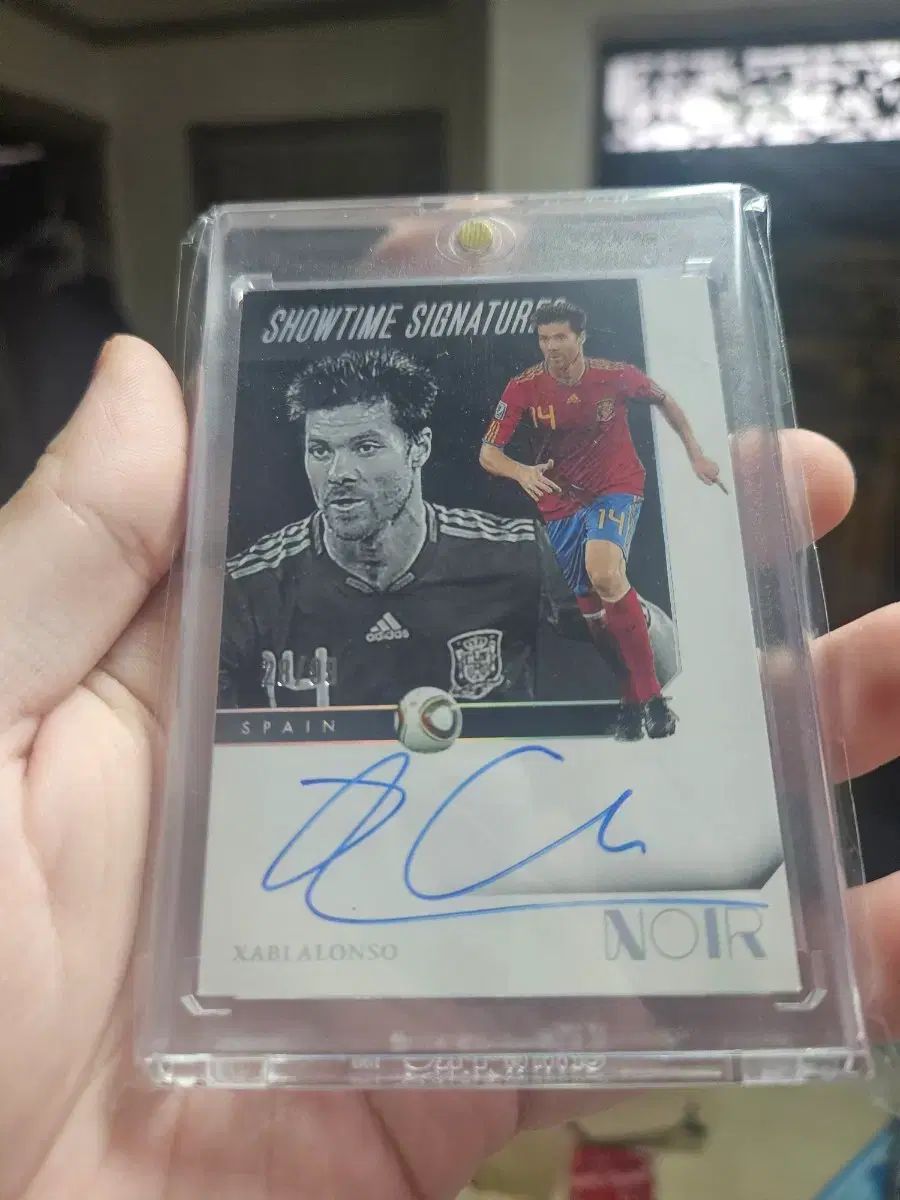 スペイン シャビ アロンソ 99 サインカード Panini パニーニ Noir