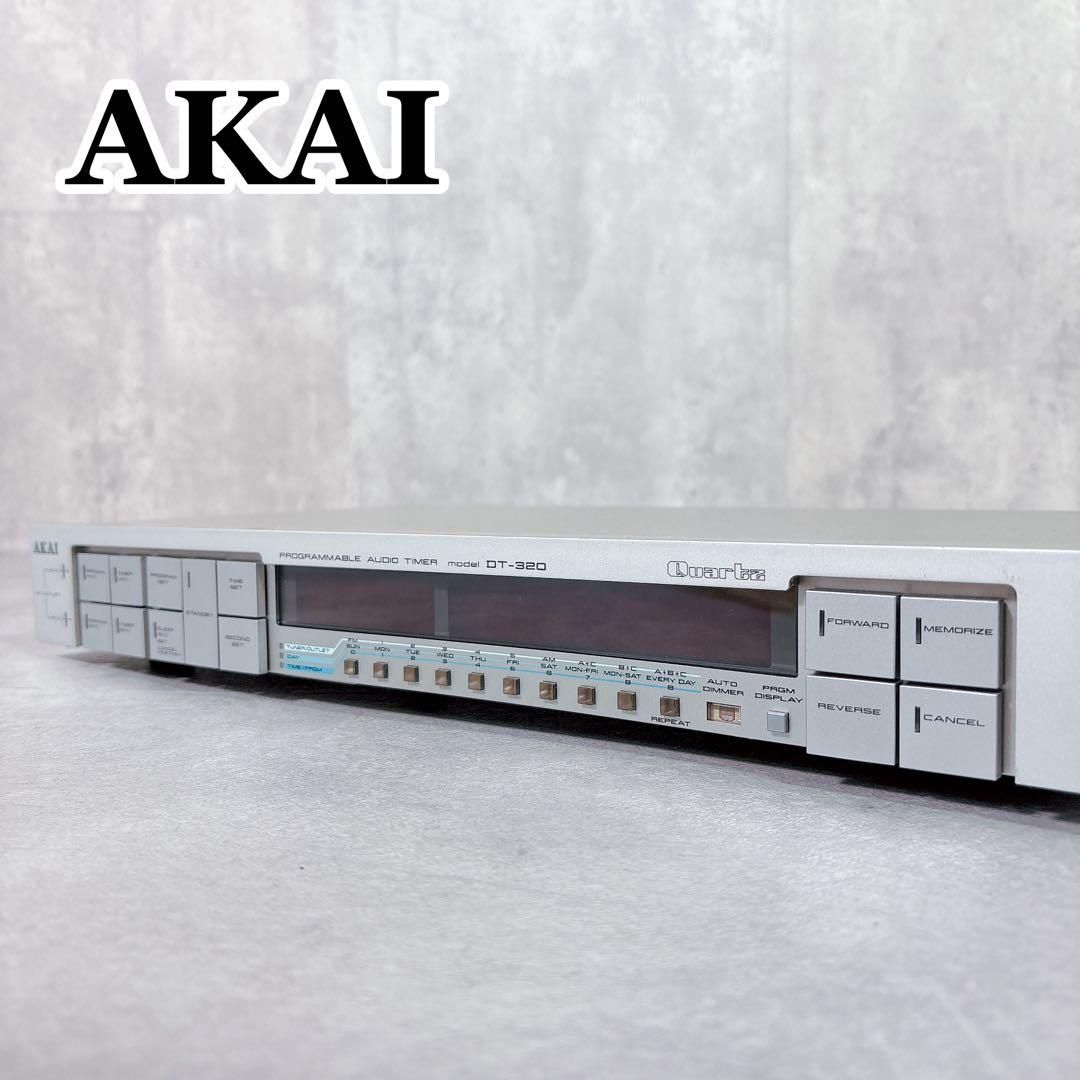 V323 AKAI DT-320 プログラムオーディオタイマー オーディオ機器 V323 AKAI DT-320 プログラムオーディオタイマー オーディオ機器