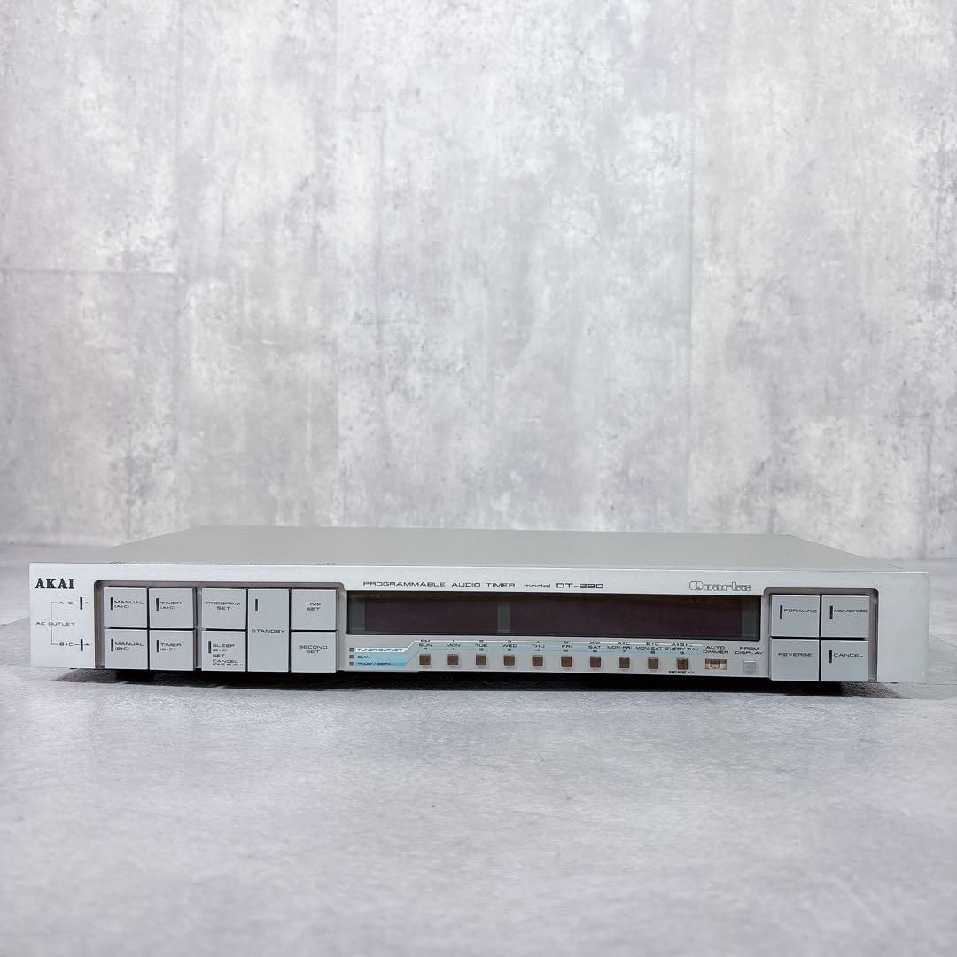 V323 AKAI DT-320 プログラムオーディオタイマー オーディオ機器