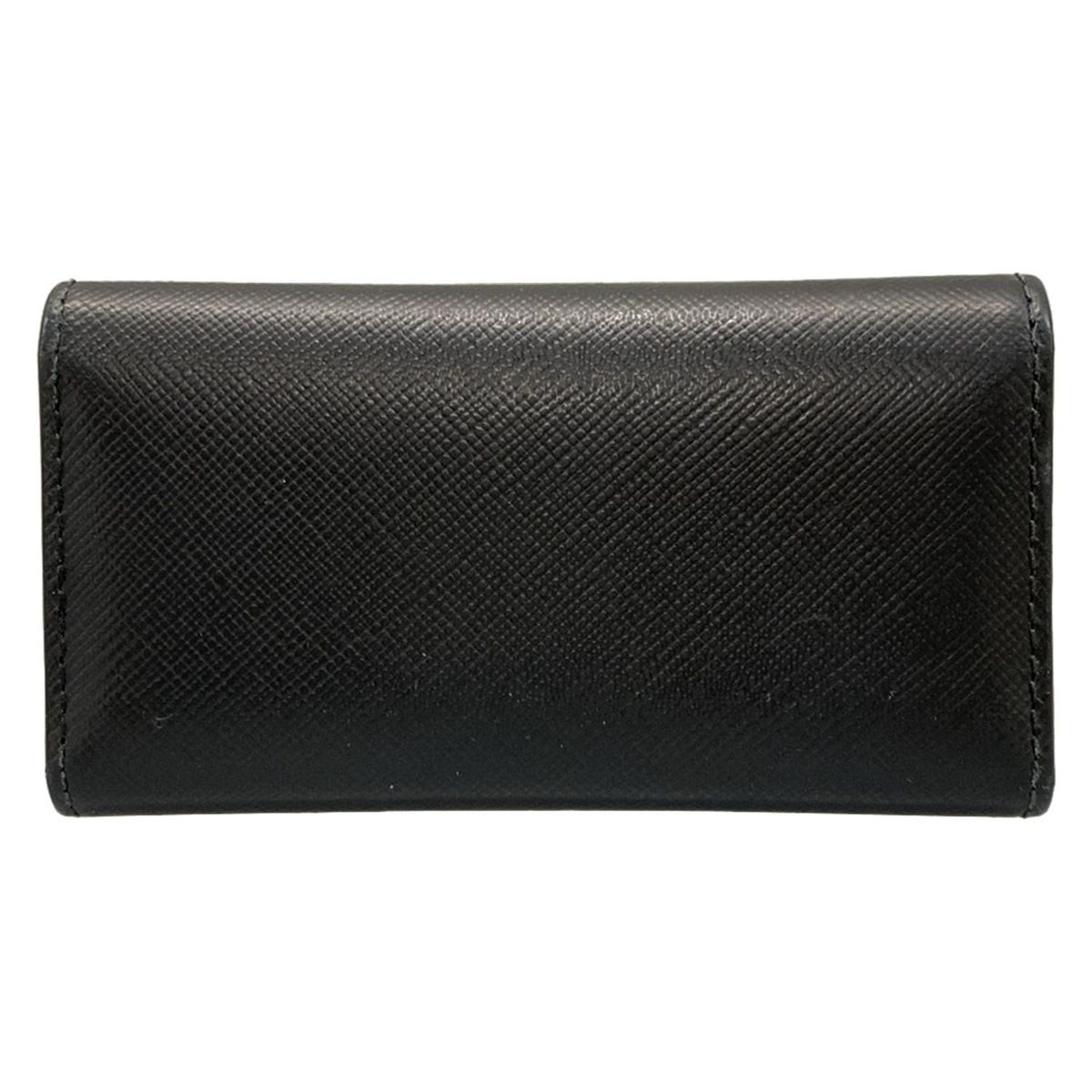 agnes b(アニエスベー) キーケース - 黒 4連フック レザー - メルカリ