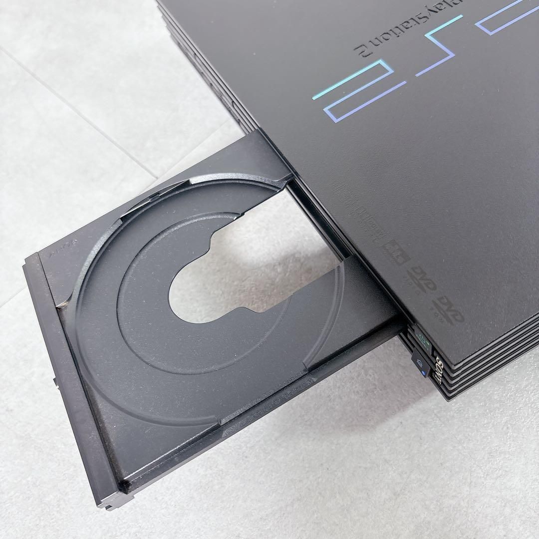 V446 PlayStation2 本体 プレステ2 ソフト2本付属 動作確認済 - メルカリ