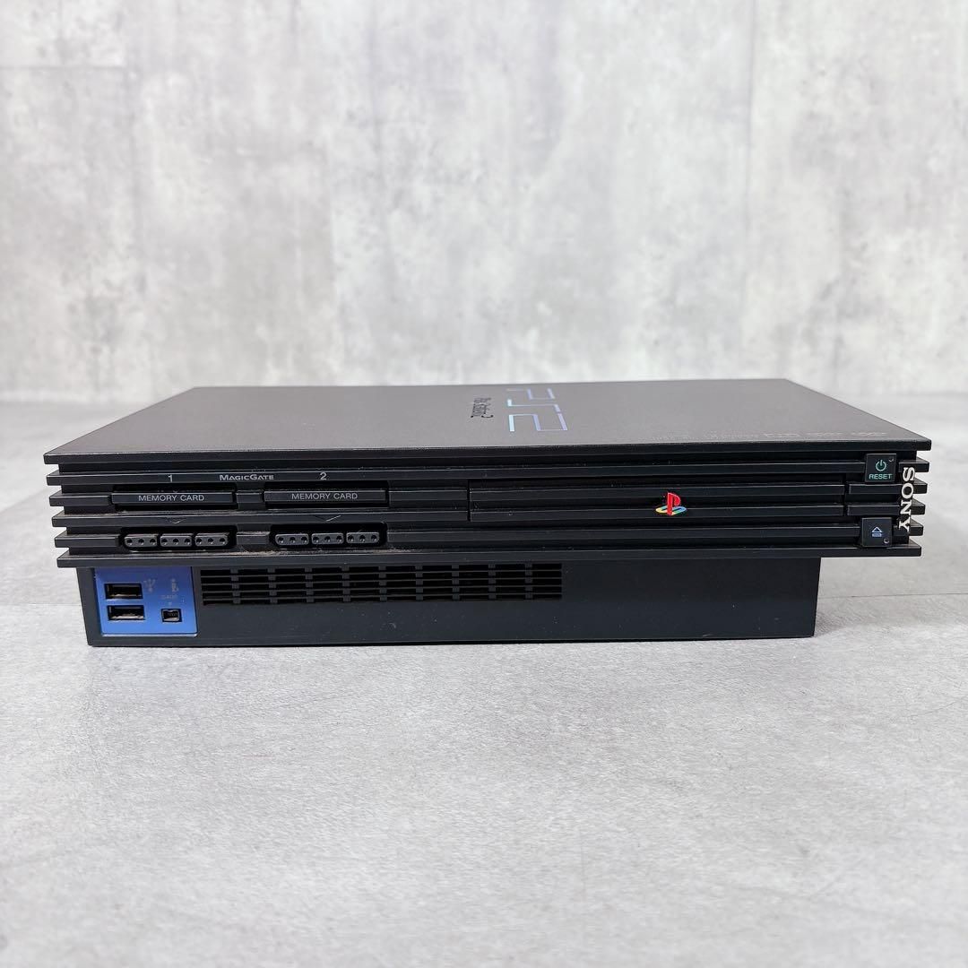 V446 PlayStation2 本体 プレステ2 ソフト2本付属 動作確認済 - メルカリ