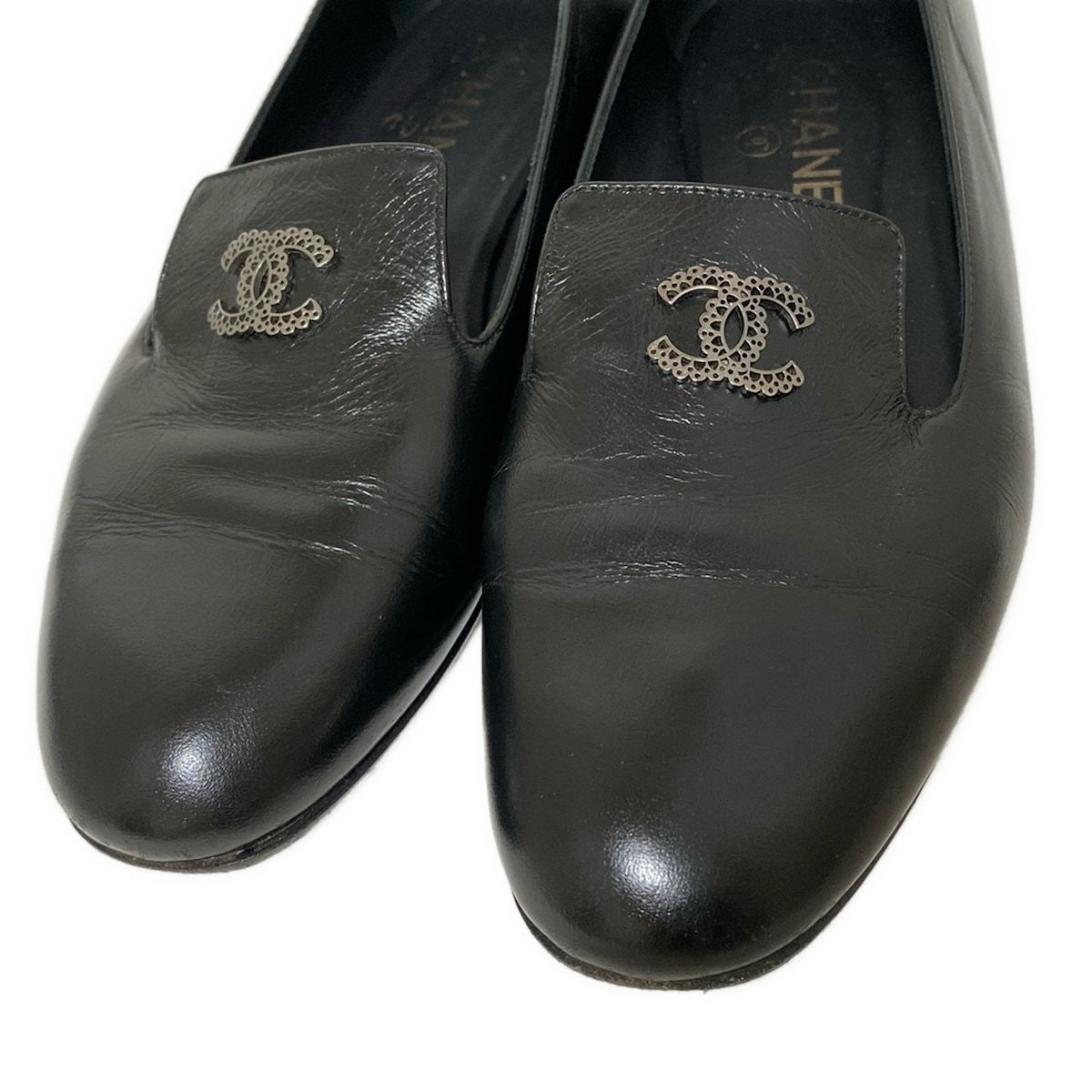 CHANEL(シャネル) シューズ 36 1/2 C レディース - G30637 黒 オペラ