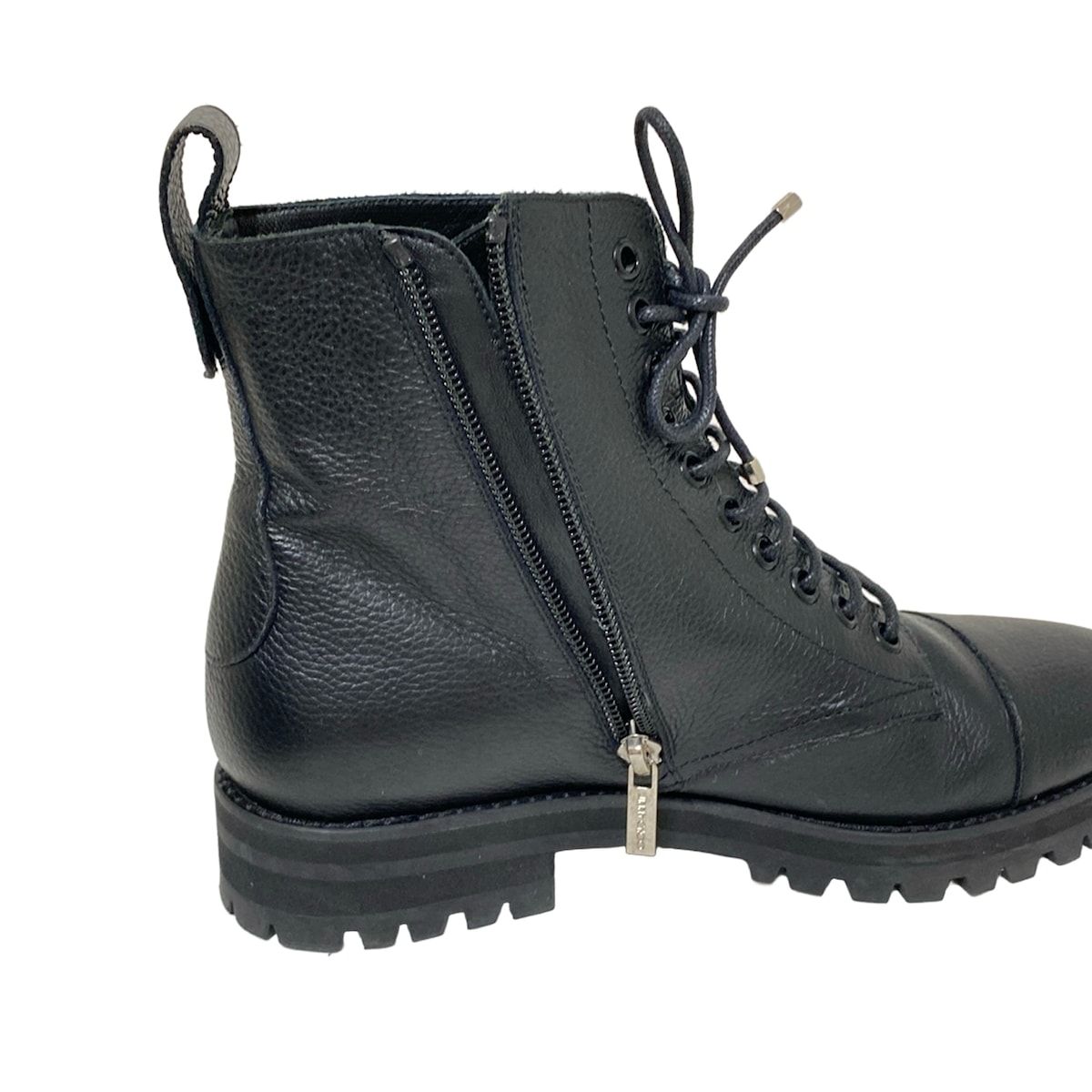 JIMMY CHOO(ジミーチュウ) ショートブーツ 38 レディース - 黒 レザー