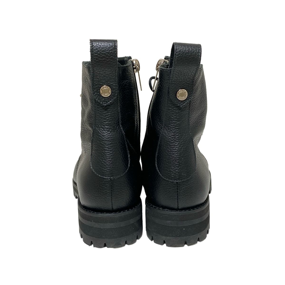 JIMMY CHOO(ジミーチュウ) ショートブーツ 38 レディース - 黒 レザー