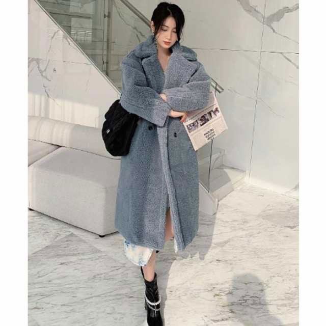 ボアコート ロング丈 レディース 冬 ロングコート 防寒 ボア アウター