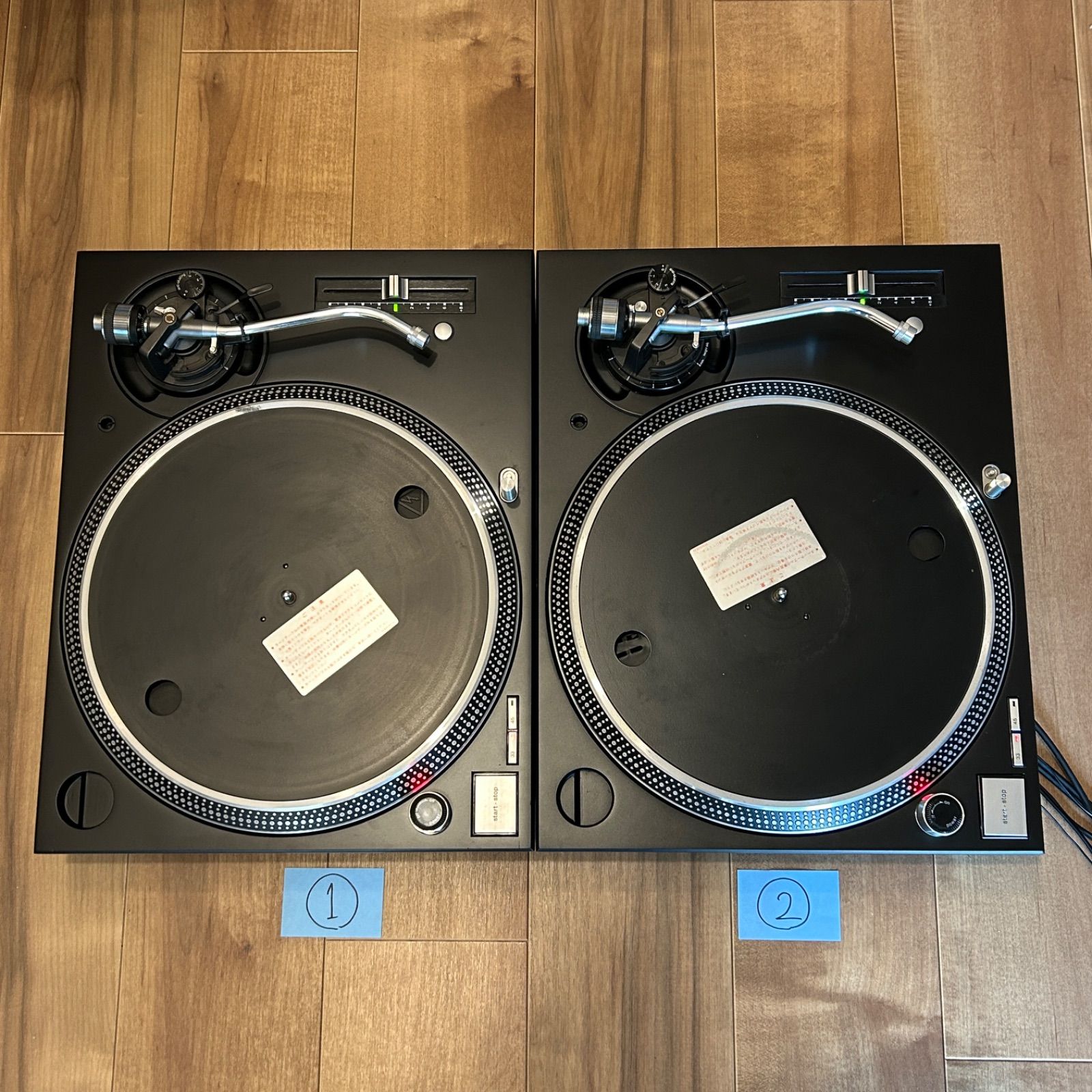 高音質カスタム品》Technics sl1200 mk3d 2台セット 動作確認
