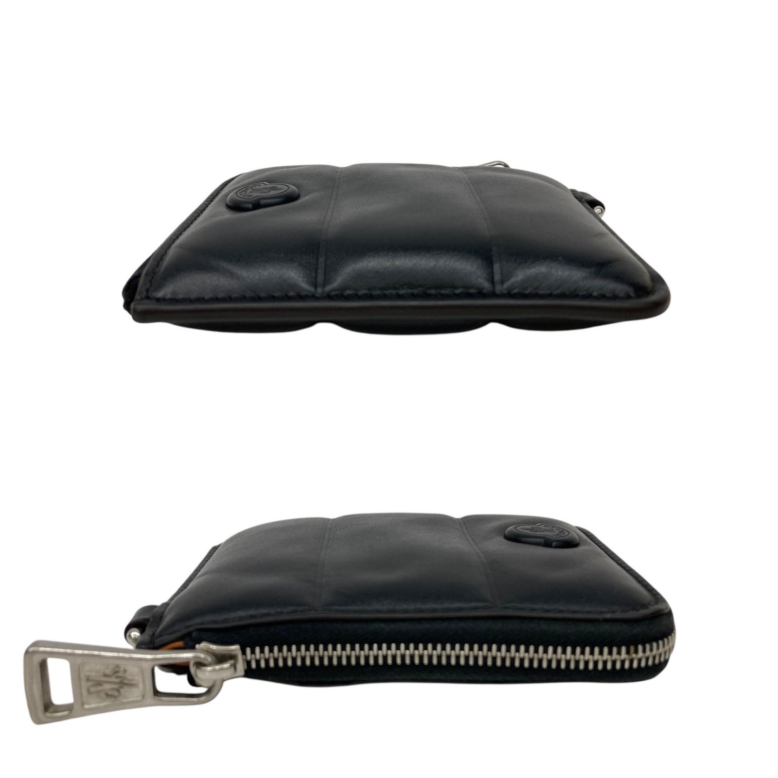 MONCLER (モンクレール) NEW FLAT WALLET SMALL レザー フラット