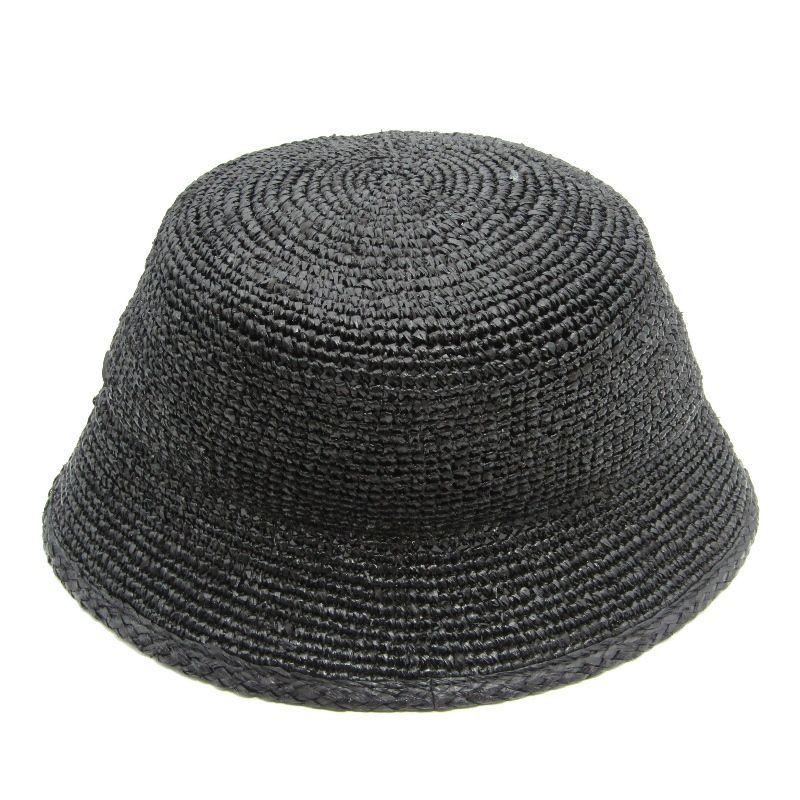 CA4LA カシラ バケットハット RAFFIA SINGLE CROCHET HAT ZKN02566