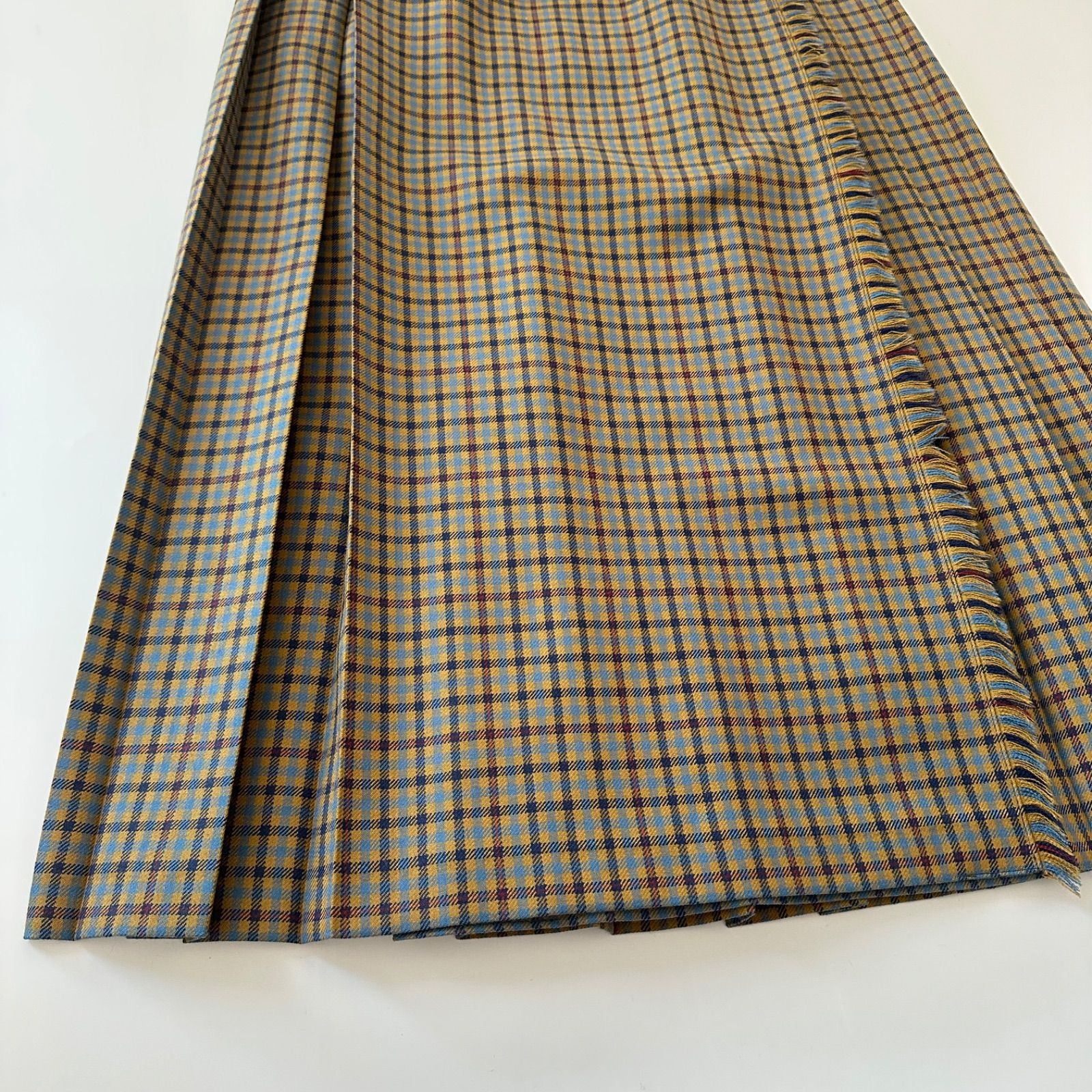 新品 O'NEIL OF DUBLIN ウーステッド ウール ロング キルト スカート