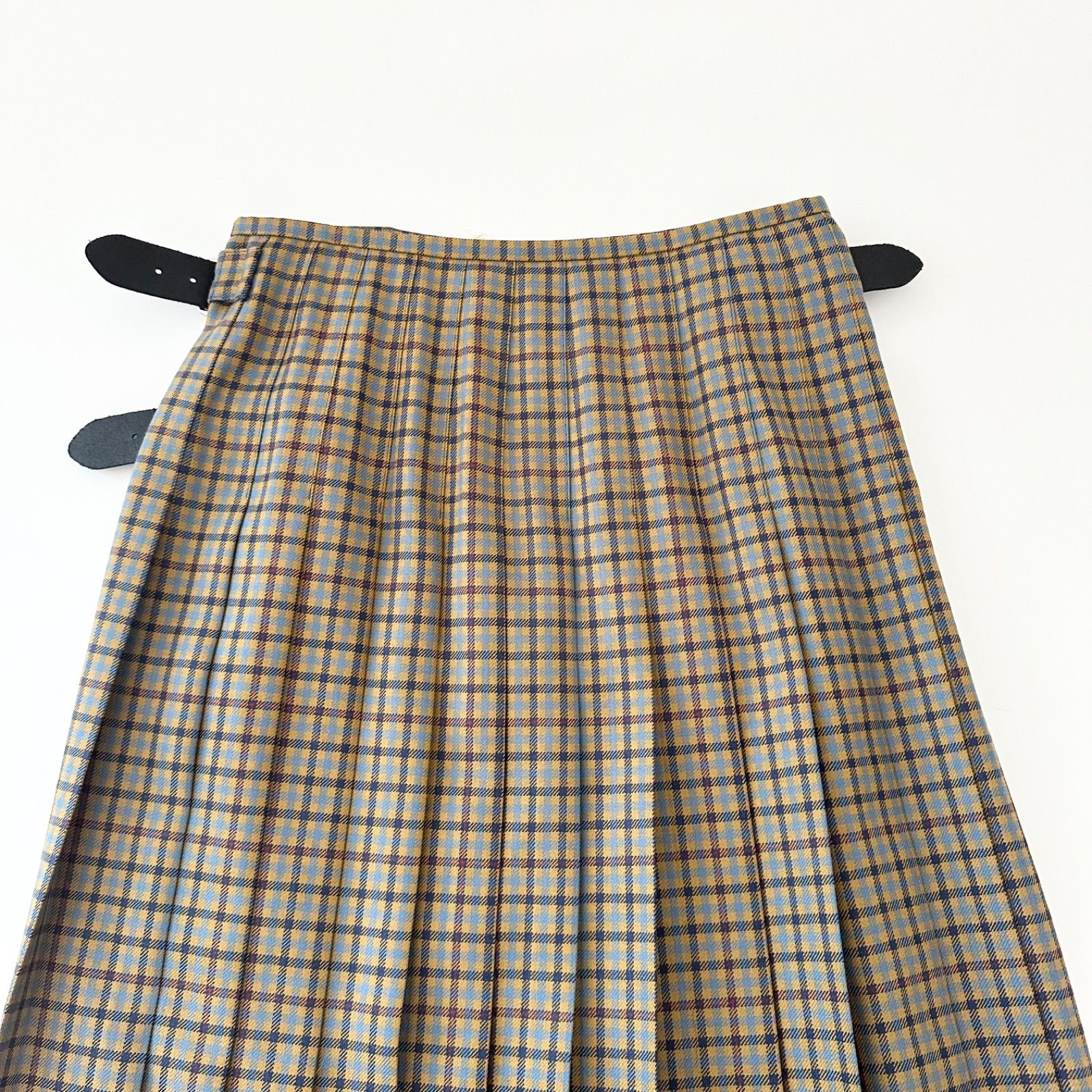 新品 O'NEIL OF DUBLIN ウーステッド ウール ロング キルト スカート