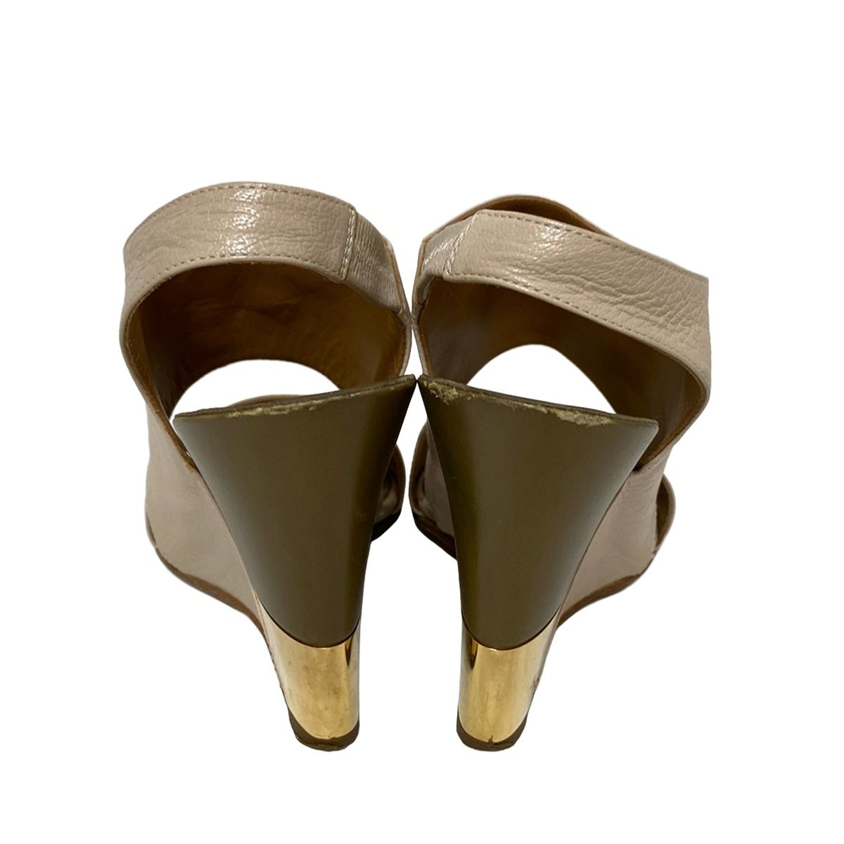 Chloe(クロエ) サンダル 36 レディース - ベージュ ウェッジソール