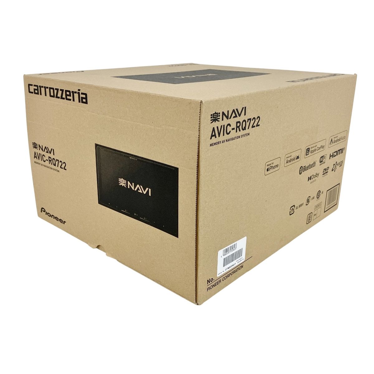 Pioneer carrozzeria AVIC RQ 722 楽ナビ 9インチ