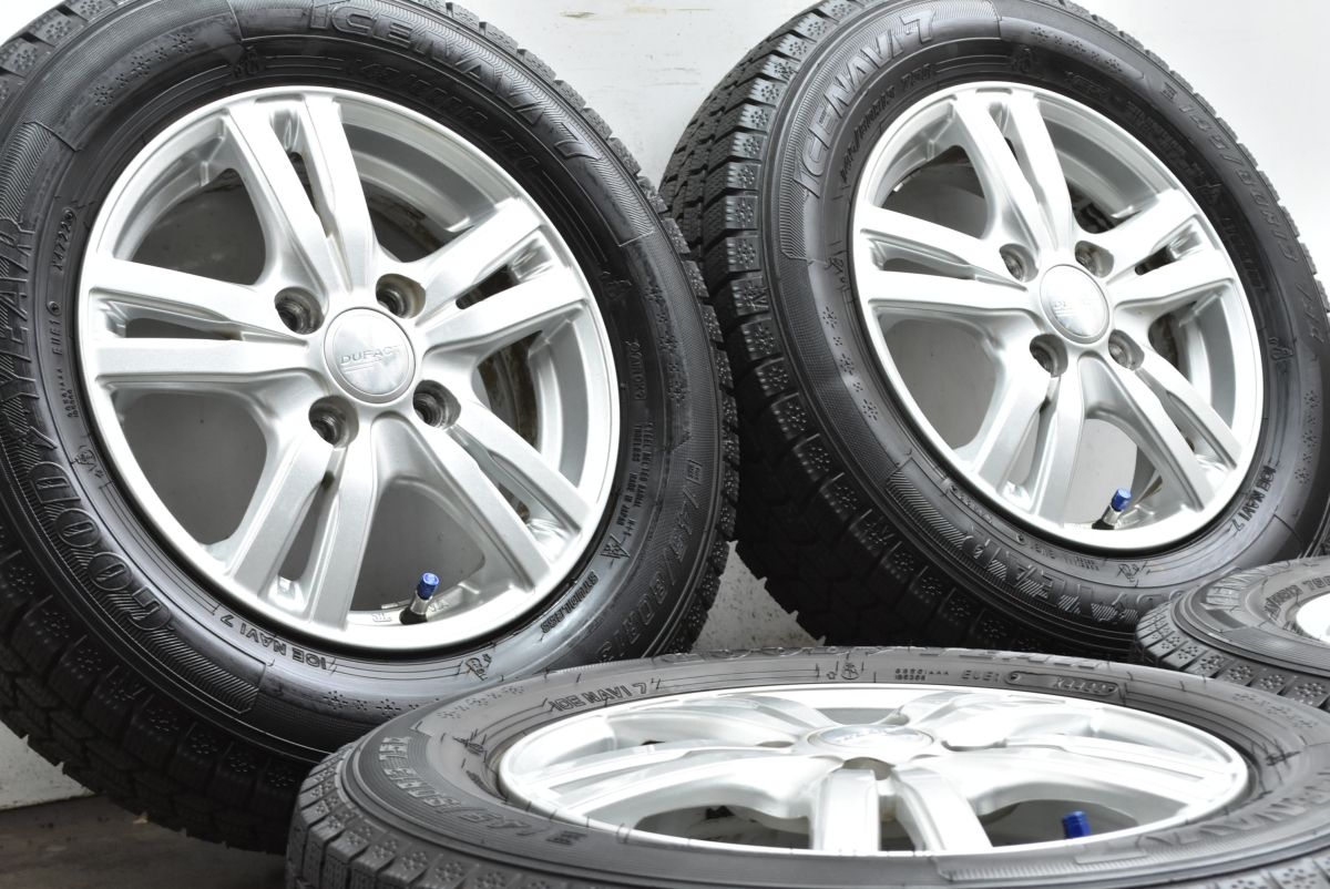 バリ溝 デュファクト 13 in 4 00 B 43 PCD 100 グッドイヤー アイスナビ7 145 80 R N BOX ONE アルト ワゴンR タント デイズ