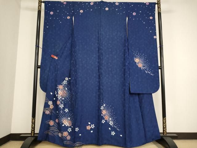 平和屋着物∵女の子 十三参り 子供 祝着 絞り 桜手毬文 金彩 鈴乃屋扱い ja