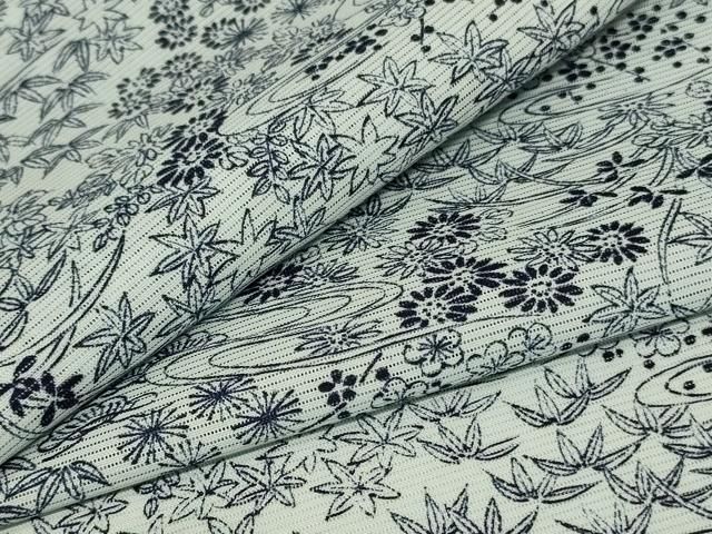 平和屋着物 夏物 小紋 絽 松竹梅 洗える着物 jd