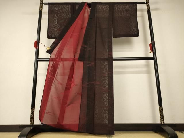 平和屋着物＊夏物　小紋　流水紋紗　正絹　逸品　AABE0602jd 平和屋着物＊夏物 小紋 流水紋紗 正絹 逸品 AABE0602jd - メルカリ