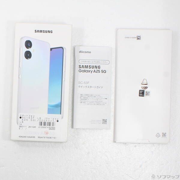 中古品〕 Galaxy A25 5G 64GB ライトブルー SC-53F docomo SIMフリー