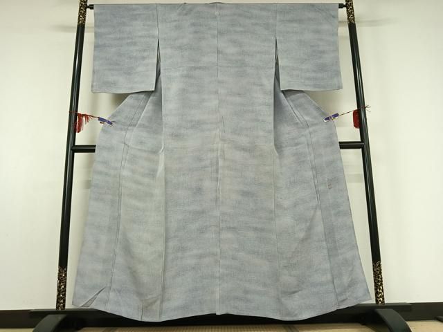 平和屋着物 上質な小紋 単衣 作家物 霞文 暈し染め 正絹 jh