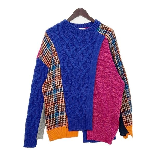 ENFOLD エンフォルド ケーブルコンビネーションニット セーター