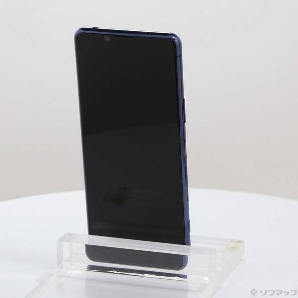中古品〕 Xperia 5 II 128GB ブルー SO-52A docomoロック解除SIMフリー