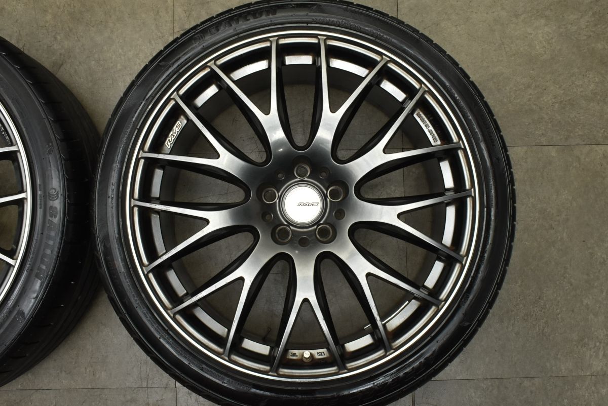  ホイール RAYS HOMURA 2 9 20 in 8 5 J 38 PCD 114 3 245 40 R アルファード ヴェルファイア エルグランド ホムラ レイズ 可 20インチ タイヤ ホイールセット