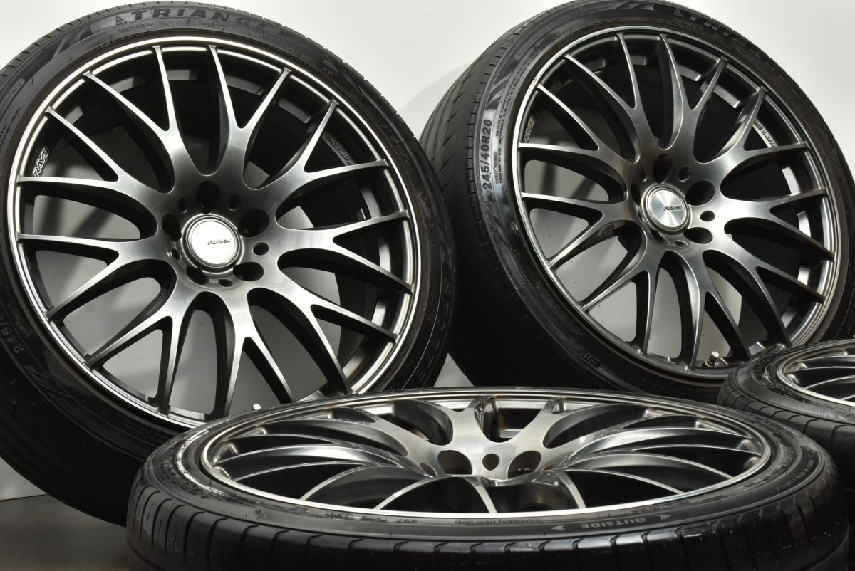 ホイール RAYS HOMURA 2 9 20 in 8 5 J 38 PCD 114 3 245 40 R アルファード ヴェルファイア エルグランド ホムラ レイズ 可