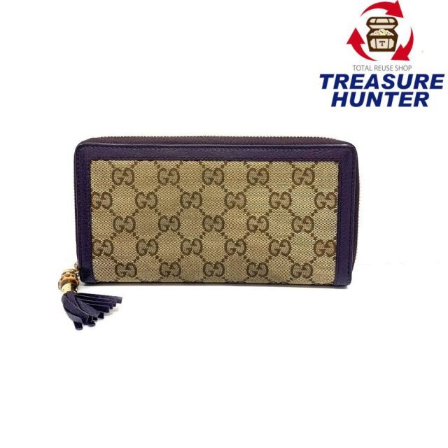 GUCCI GGキャンバス長財布 GUCCI GGキャンバス 長財布 ベージュ ブラック