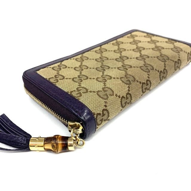 GUCCI GUCCI GGキャンバスラウンドファスナー長財布 グッチ⁄GG