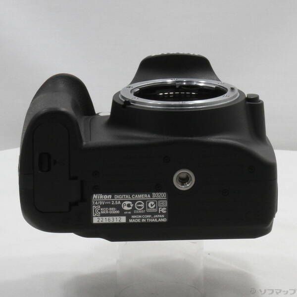 Nikon D3200 ダブルズームキット ブラック　中古美品 中古品〕 NIKON D3200 ダブルズームキット (2416万画素／SDXC)【262
