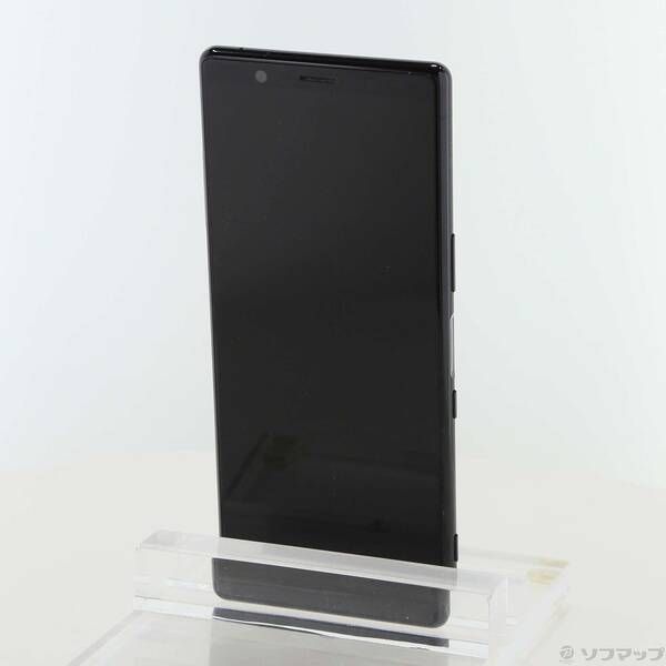中古品〕 Xperia 5 64GB ブラック SO-01M docomoロック解除SIMフリー