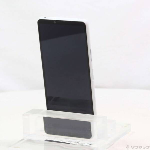中古品〕 Xperia 10 III 128GB ホワイト SO-52B docomoロック解除SIM