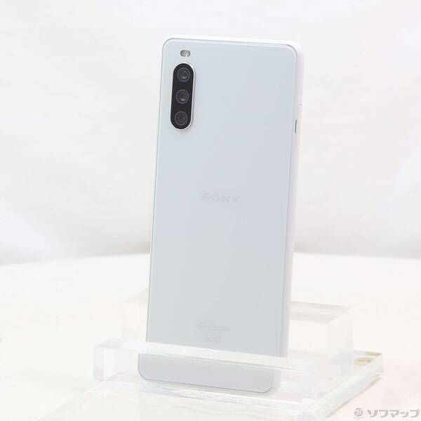 simロック解除済 docomo Xperia10 Ⅲ SO-52B ホワイト 中古品〕 Xperia 10 III 128GB ホワイト SO-52B docomoロック解除SIM