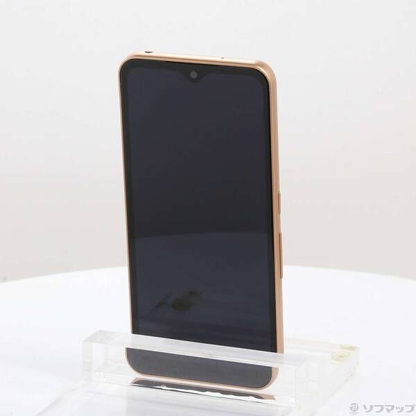 中古品〕 arrows We 64GB ローズゴールド FCG01 au SIMフリー【262