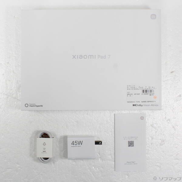  〔 品〕 Xiaomi Pad 7 256 GB グレー Wi Fi 297 Androidタブレット本体 タブレット