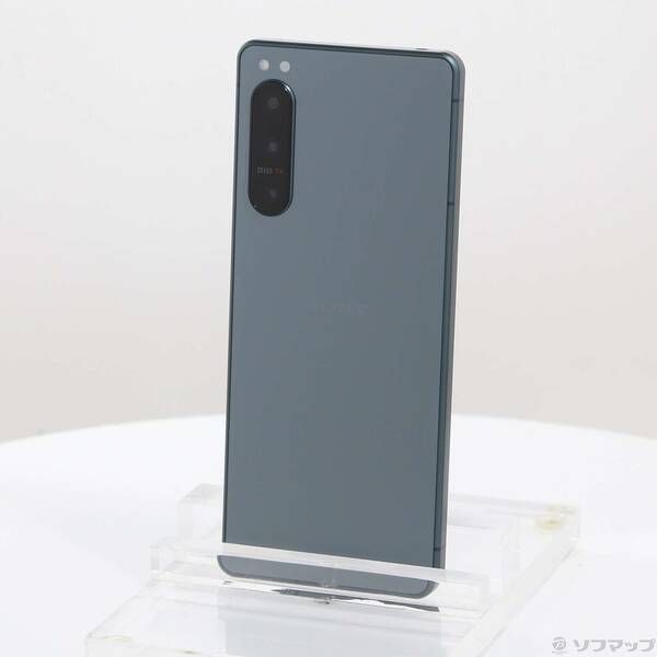 中古品〕 Xperia 5 IV 128GB グリーン SOG09 au SIMフリー【262