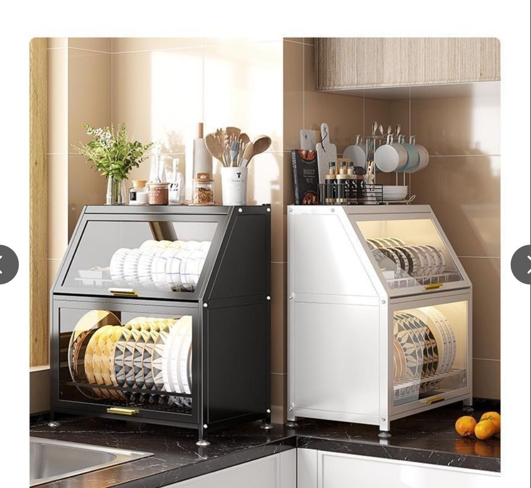 大好評 キッチン 食器棚 食器乾燥ラック 水切りラック 乾燥ラック S＆L 水切りかご フタ付き 食器ボックス 食器収納 箸収納 皿立て水切り トレー付き バスケット
