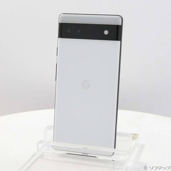 中古品〕 Google Pixel 6a 128GB チョーク GB17L au SIMフリー【198