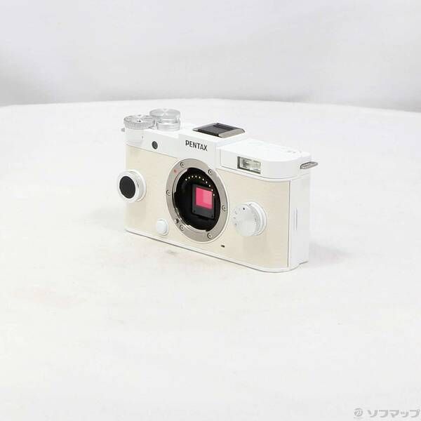 中古品〕 PENTAX Q-S1 ボディ ピュアホワイト×クリーム【258】 - メルカリ