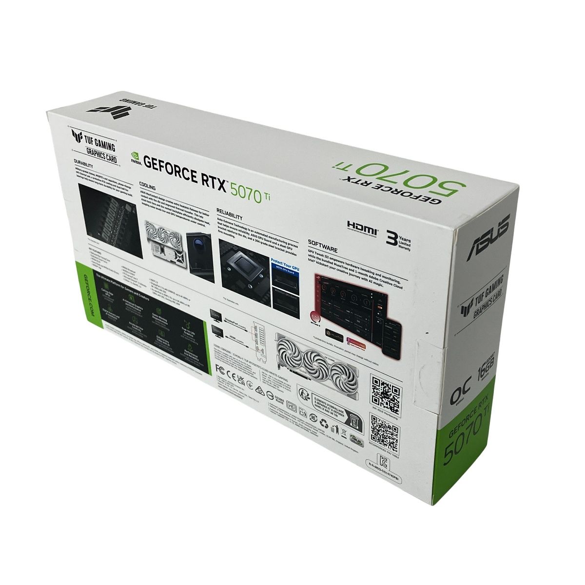 ASUS TUF- -O 16 G-GAMING OC 白 グラフィックボード