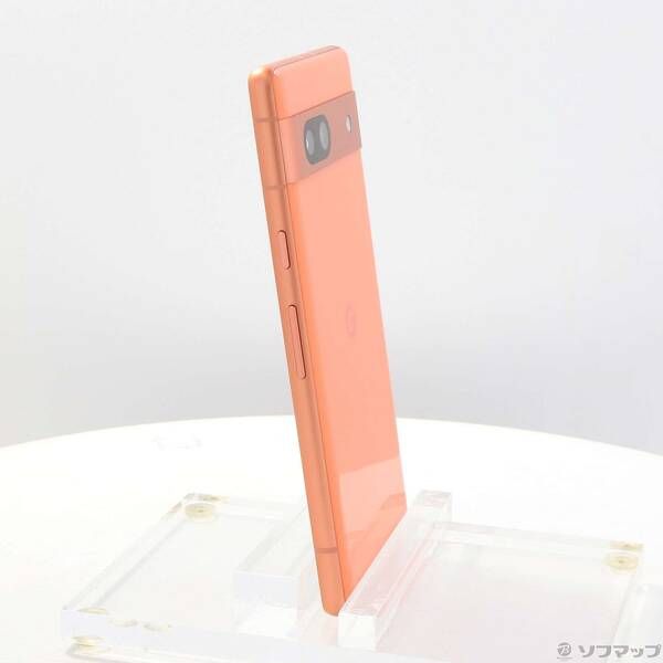 中古品〕 Google Pixel 7a 128GB コーラル GA04438-JP SIMフリー【344